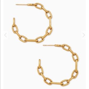 Kendra Scott Ryder Hoop Earrings (Vintage Gold)